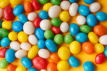 Fototapeta na wymiar many colored candy in full screen