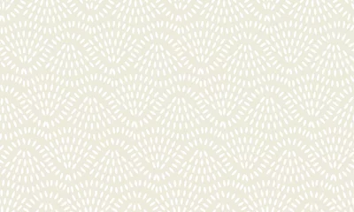 Gordijnen Rijst naadloos patroon voor achtergrond, stof, inpakpapier. Concept eenvoudig rijstkorrelpatroon op lichte achtergrond. print- en webdesign met traditioneel symbool voor rijkdom en geluk © galyna_p