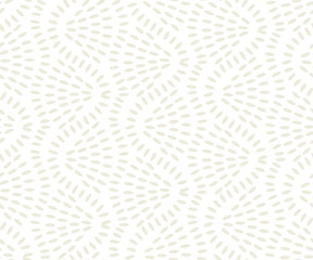 Reis nahtlose Muster für Hintergrund, Stoff, Packpapier. Konzept einfaches Reiskornmuster auf hellem Hintergrund. Print- und Webdesign mit traditionellem Wohlstands- und Glückssymbol