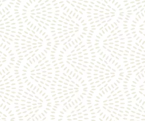 Behang Rijst naadloos patroon voor achtergrond, stof, inpakpapier. Concept eenvoudig rijstkorrelpatroon op lichte achtergrond. print- en webdesign met traditioneel symbool voor rijkdom en geluk © galyna_p