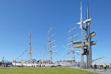 Fototapeta premium Port w Gdyni