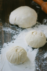 Dough rolling for mini pizza