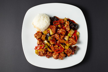 Pork Fujian. Asian food. Asian cuisine.