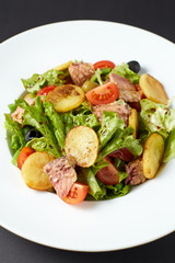 Salad with tuna. Italian style. Italian food. Italian cuisine.