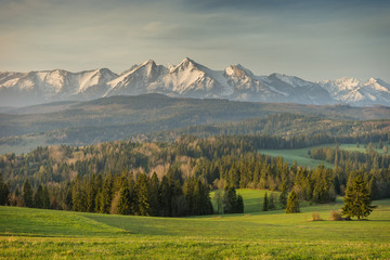 Tatras mountains landscape - obrazy, fototapety, plakaty