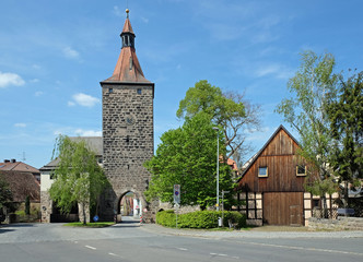 Fototapeta premium Nürnberger Tor in Neustadt an der Aisch