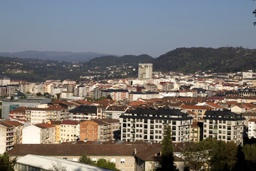 Fototapeta na wymiar panoramic view of the city of orense, galicia, Spain