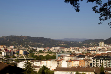 Obraz premium panoramic view of the city of orense, galicia, Spain