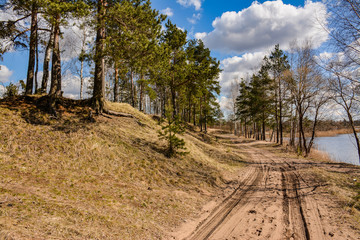 Fototapeta premium Sunny April day