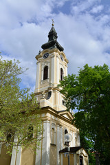 Fototapeta na wymiar Kikinda town Orthodox church