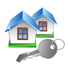 House and key vector