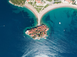 Sveti Stefan island in Budva, Montenegro