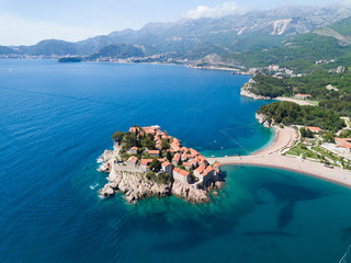Sveti Stefan island in Budva, Montenegro