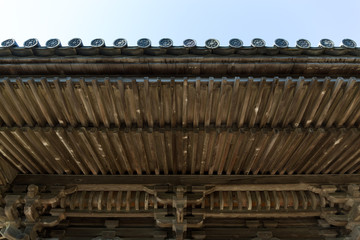 Fototapeta premium Japanese temple roof tile