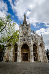 Fototapeta na wymiar Cathedral Rouen Saint-Maclou