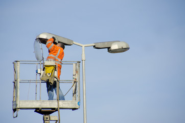 Manutenzione lampione