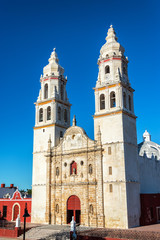Fototapeta na wymiar Campeche Cathedral View