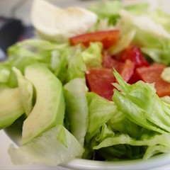 fresh healthy vegetable salad in bowl