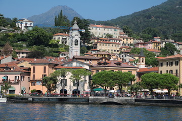 Fototapeta na wymiar Menaggio at Lake Como in summer, Lombardy Italy