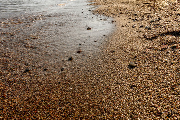 sand beach close up