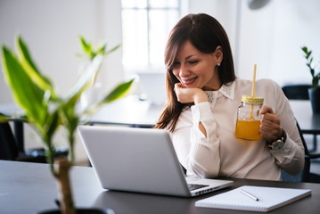 Smiling woman