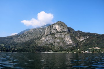 Menaggio at Lake Como in summer, Lombardy Italy