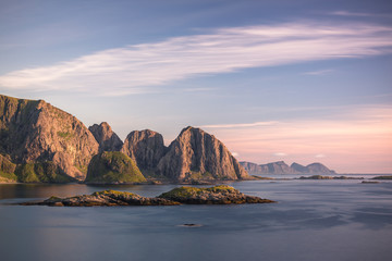 Sea and mountain landscape, Norway