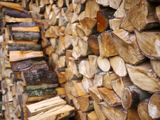 Chopped wood