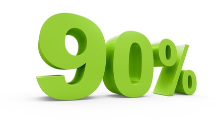 3D rendering green discount 90 percent