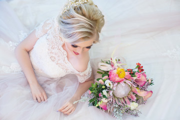 Naklejka premium Bride, wedding