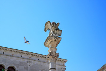 Piazza dei Signori in Padova, Italy.