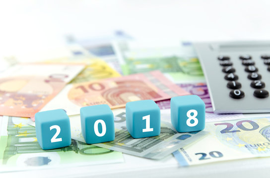 2018, Geld, Taschenrechner