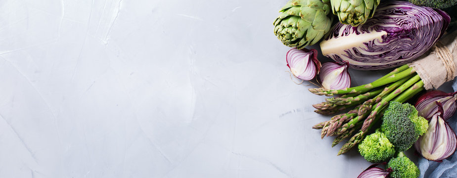 Assortment Of Fresh Organic Farmer Vegetables