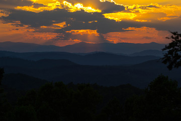 Obraz premium Sunset Tryon, NC