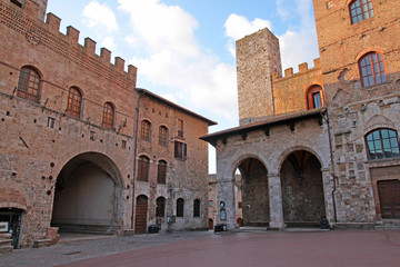 San Gimignano - medieval town of Toscana, Italy 