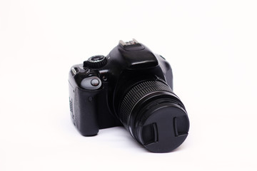 Fototapeta premium DSLR camera isolated