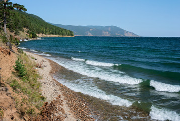 Waves on the Lake Baikal