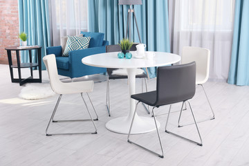 Interior of beautiful modern room