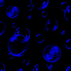 Fondo burbujas azules