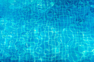 Water surface in swimming pool.