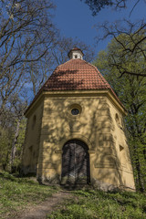 Naklejka premium Exterior of chapel near Kamyk village