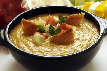 Gazpacho Gastronomía de España Spanische Küche Cucina spagnola Spanish soep Caspacho cuisine Spanska köket Espanjalainen keittiö Spaanse keuken Гаспачо Gaspacho 西班牙凍湯 جازباتشو กัซปาโช 