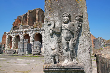 Santa Maria Capua Vetere Amphitheater in Capua city, Italy