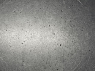 Scratched metal surface