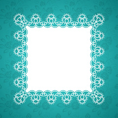 Lace square frame