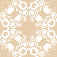 Swirly seamless pattern