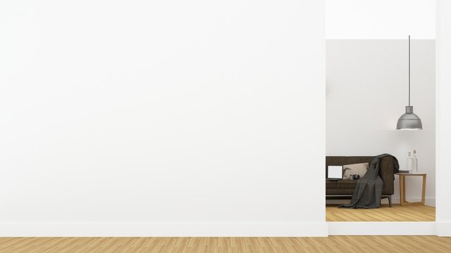 The living japan style minimal in home - 3d rendering © Jitakorn