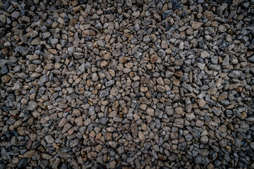 Gray gravel texture