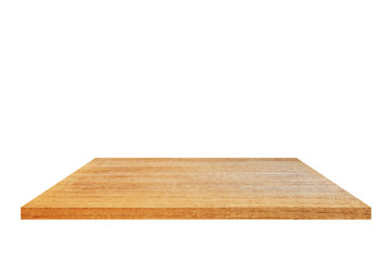 Wood table background for advertising display