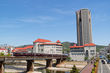 宝塚大劇場と阪急今津線
